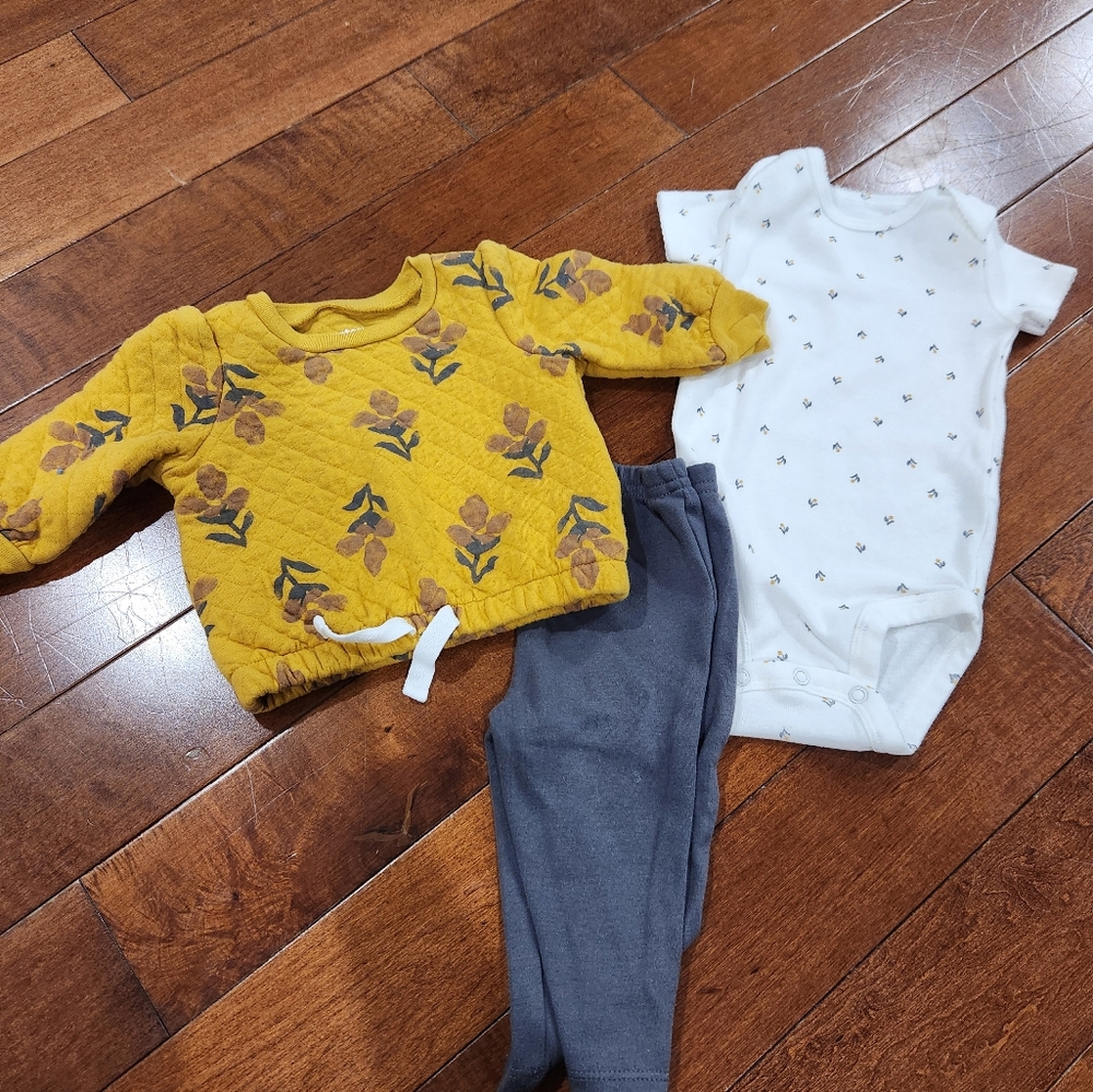 Baby girl bundle, size 3-6 mo, carter's - Picture 3 of 5